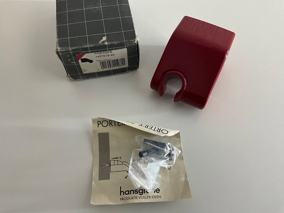 Hansgrohe AXOR Uno Porter' E in rosso - Immagine 1 di 4