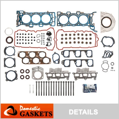 Fits 07-12 Chevrolet Malibu Pontiac Saturn 3.6L Full Gasket Set Bolts VIN 7 - Image 1 of 4