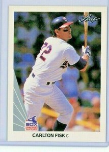 1990 Leaf #10 Carlton Fisk – Chicago White Sox - Hall of Fame - FREE SHIPPING