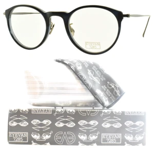 ¡¡NUEVO!! Marco óptico unisex llanta completa redonda negra EYEVAN 7285 414 2023 - Imagen 1 de 7