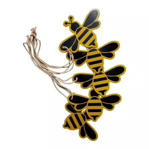 Bumble Honey Bee Gift Tags Set of 5 - Picture 1 of 6