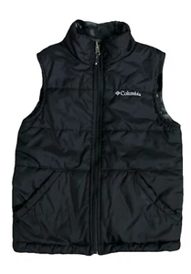 Columbia Black Reversible Vest, Youth Unisex Size Small (8) - Picture 1 of 4