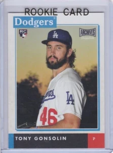 TONY GONSOLIN ROOKIE CARD 2020 Topps Archives Snapshots RC Baseball LA DODGERS! - Picture 1 of 2