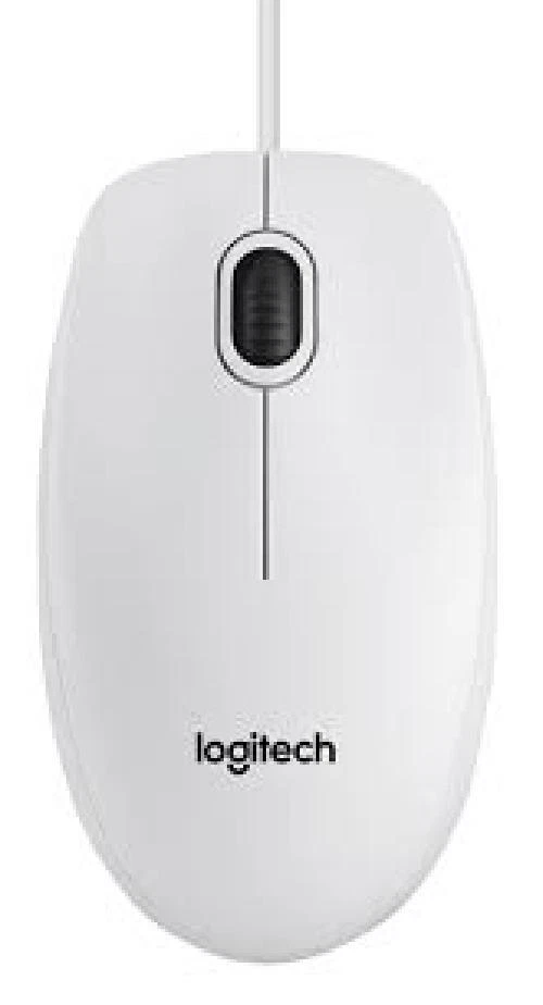 MOUSE LOGITECH B 100 WHITE FOR BUSINESS - Immagine 1 di 1