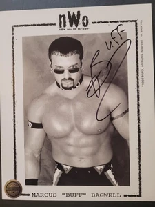 CAJA DE LUCHA LIBRE PROFESIONAL "BUFF BAGWELL" AUTOGRAFIADA 8X10 ¡EXCLUSIVA! ¡CERTIFICADO! - Imagen 1 de 1