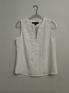 New Andrew Marc New York Women's White Sleeveless Size Small S - Picture 1 of 5
