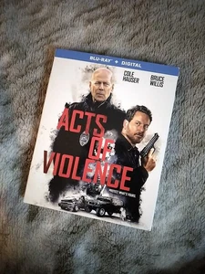 Actes de violence (Bluray) 2018 - avec pochette - Cole Hauser, Bruce Willis - Photo 1/5