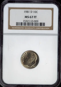 1981-D Roosevelt Dime NGC MS67 FT Holiday Sale 🎁 - Bild 1 von 2