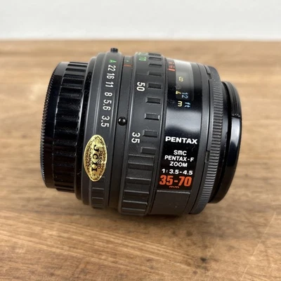 Pentax SMC Pentax-F Zoom 35-70mm f/3.5-4.5 AF Lens Made in Japan - EXCELLENT - Image 1 of 3