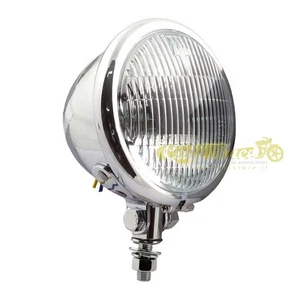 Faro supplementare spot Bates cromato da 4 1/2Ø - 115mm Omologato custom - Picture 1 of 1