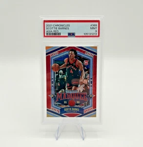 2021 Panini Chronicles Rookies Scottie Barnes Asia Red Marquee (RC) - Foto 1 di 2