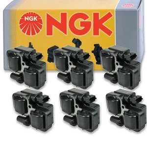 6 pcs NGK Ignition Coil for 2001-2005 Mercedes-Benz C240 2.6L V6 - Spark fy - Picture 1 of 5