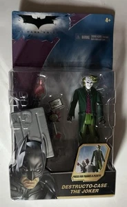 VINTAGE BATMAN THE DARK KNIGHT THE JOKER WITH DESTRUCTO-CASE MATTEL 2008 NEW - Picture 1 of 2