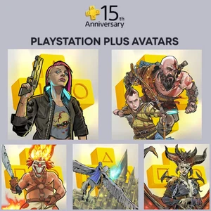 15th Anniversary of PlayStation Plus Avatar Bundle DLC - CD KEY PS4/5 GLOBAL - Picture 1 of 7
