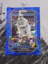 Al Simmons 2023 Panini Prizm Blue Cracked Ice Prizm #220 Philadelphia 