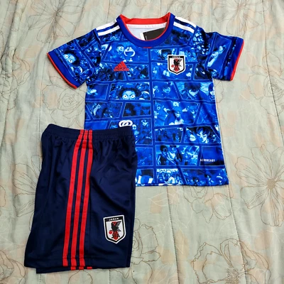 Camiseta de fútbol Japón dibujos animados anime edición conceptual tallas para niños Foto 1 de 4