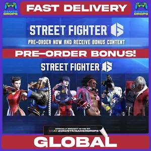 Street Fighter 6 Pre-Order Bonus (DLC) XBOX / PS5 GLOBAL - FIGHTER OUTFITS MORE! - Picture 1 of 6