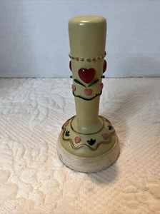 Folk Art heart cookie stamper - Picture 1 of 5