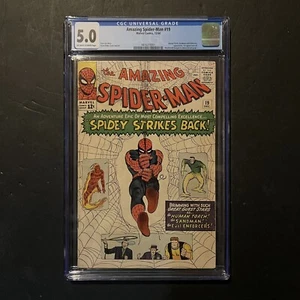 Amazing Spider-Man #19 CGC 5.0 erste App. Max Gargan (Skorpion) Marvel 1964 - Bild 1 von 2