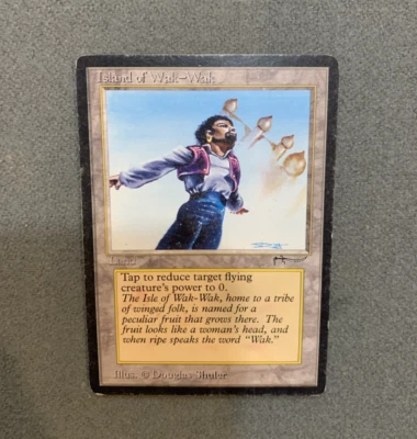 Magic: The Gathering MTG Arabian Nights Island of Wak-Wak Moderately Played/MP-L - Image 1 of 4