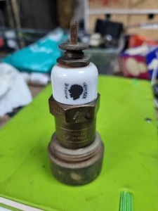 oleo magneto model marque Zündkerze Messing Vintage - Bild 1 von 14