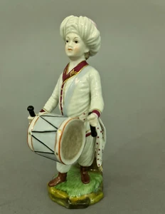 A0502 Höchst Figur, Türkenkapelle, Paukenspieler, Entw.J.P. Melchior, Höhe 18cm - Bild 1 von 6