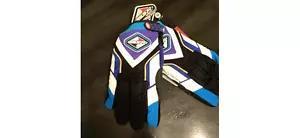 Vintage MSR Rage Gloves 2003 - Blue - Adult Small - NWT Retro MX Gear - Picture 1 of 9