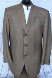 CANALI Mens Sport Coat Blazer Three Button Down Front MADE IN ITALY EU58L /US48L - Picture 1 of 13