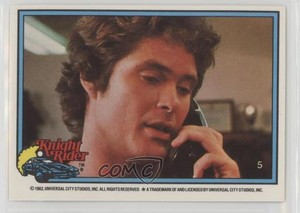 1983 Donruss Knight Rider Michael Knight #5 1g9