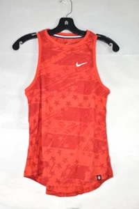 Nike Damen Athletic USA Tank Top Training Activewear Shirt, Rot, Größe S, Neu mit Etikett - Bild 1 von 8
