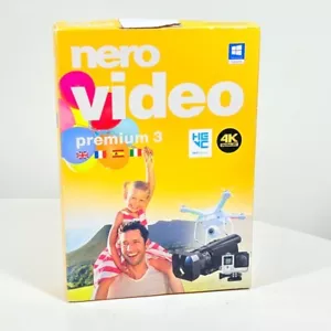 Nero Video Premium 3 Audio/Video Authoring software CD-ROM Windows NEW & SEALED - Picture 1 of 5