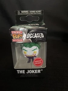 Funko Pocket Pop Keychain DC DCeased The Joker (GameStop Exclusive) New In Box - Picture 1 of 6