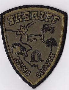 Young County Sheriff Patch Texas TX - Bild 1 von 1