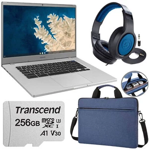 Samsung 15.6" Chromebook 4+ Intel Celeron 32GB eMMC, 256GB microSDXC + Bag - Picture 1 of 11