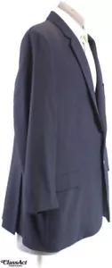 Joseph Abboud Wool Blazer Sport Coat Blue Metal Buttons 52R - Picture 1 of 8