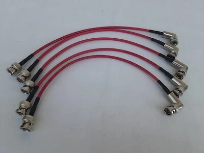 5pack Belden 1855A HD-SDI Mini RG59 Video Cable 6GHZ BNC Male to BNC Male 1ft. - Image 1 of 3