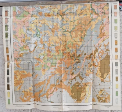 Antique 1903 Map Pontiac Michigan area Farmington Rochester 22"X20" #21034 - Image 1 of 4