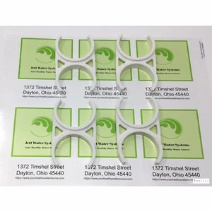 RO Filter  Clip - 2" x 2" Dual Mounting Clip, 4 Pack - Picture 1 of 2
