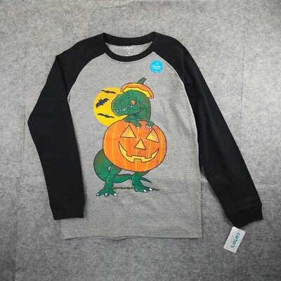Carter's Dinosaur T-Rex Brilla en la Oscuridad Camisa Top Halloween 14, 9m Nuevo Con Etiquetas Foto 1 de 2
