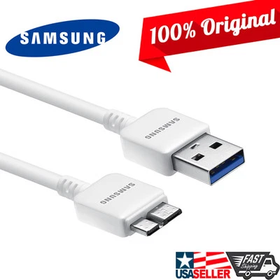 OEM Original Samsung 5FT USB 3.0 Charging Data Cable Cord for Galaxy Note3 S5 - Image 1 of 4