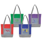 Promotional Glenwood Non-Woven Tote Bag with 210D Pocket Printed in Full Color