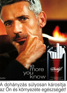 DAVIDOFF CIGARETTE AD #3 RARE VINTAGE OUT OF PRINT FOREIGN - Picture 1 of 2