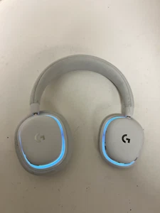 Logitech G G735 Wireless RGB Gaming Headset White Mist (READ) As-Is Works Parts! - Picture 1 of 12