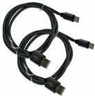 2X Usb-C Data Cable USB Type C Aluminium Charger Charging Cable for LG G8 Thinq