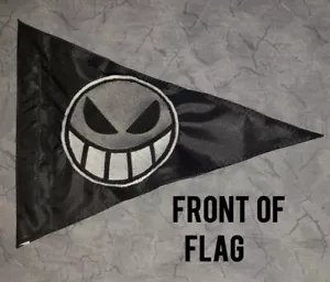 12"x 18" Portgas de Smiley Dreieck Sicherheitsflagge UTV Liegerad Trike ATV - Bild 1 von 5