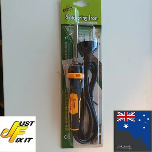 SOLDERING IRON PLUG TYPE 240V AU Cool grip handle Stainless steel barrel. - Bild 1 von 1