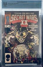 SECRET WARS II #3 CBCS 9.8  WHITE PAGES BEYONDER COVER AND APPEARANCE