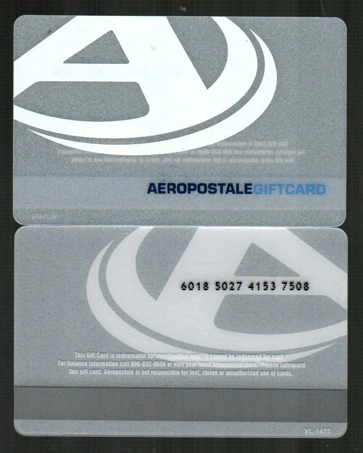 AEROPOSTALE Classic Logo ( 2003 ) Gift Card ( $0 ) RARE - Image 1 of 1