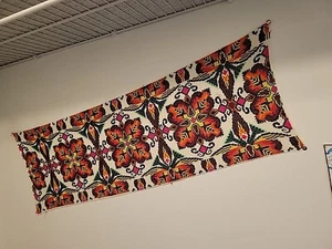 Vintage UdSSR Russische Kreuzstich Stickerei 50+ Jahre altes Kunst Kissen - Bild 1 von 6