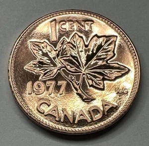 1977 Canadian Penny Proof-Like Coin Uncirculated. Beautiful Coin!! - Picture 1 of 7